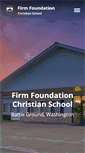 Mobile Screenshot of firmfoundationchristianschool.org
